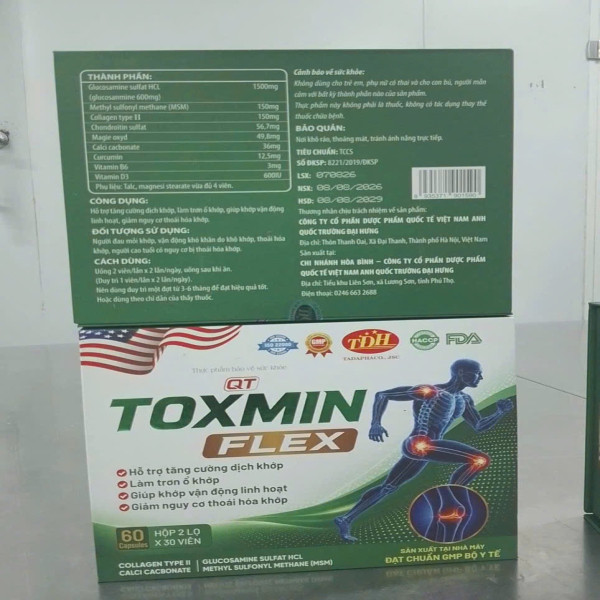 Toxmin Flex Xanh Lá Hộp Gỗ 2 Lọ K 32