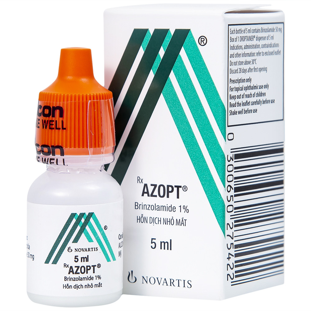 Nhỏ Mắt Azopt 5ml (Brinzolamide 1%)
