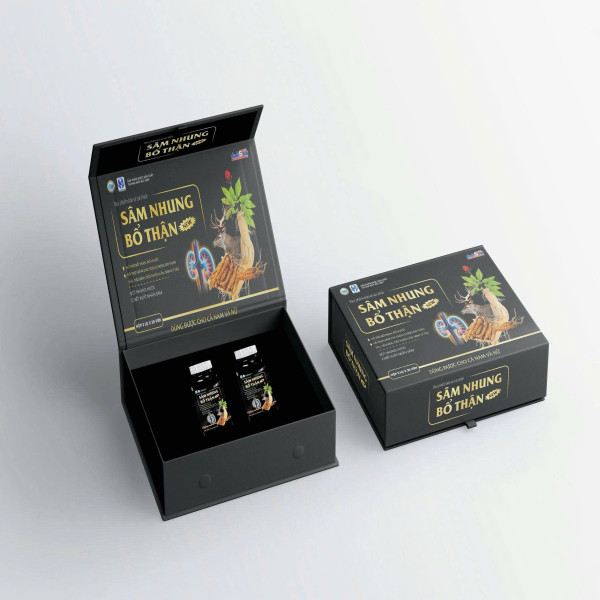 Sâm Nhung Bổ Thận _Gỗ Đen, Dadison Md (Hộp/2 Lọ* 30 Viên) K38H