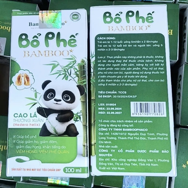 Bổ Phế Bamboochai 100 Ml