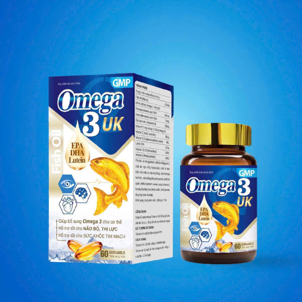 Omega 3 Uk (Lọ/60 Viên)