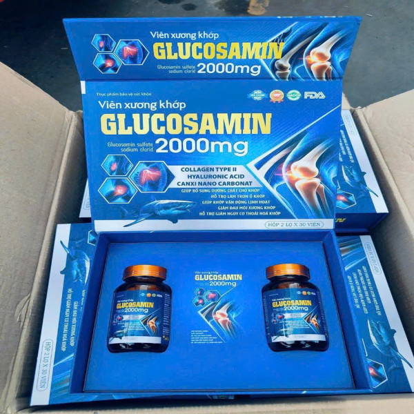Glucosamin 2000 Gỗ 2 Lọ X 30v