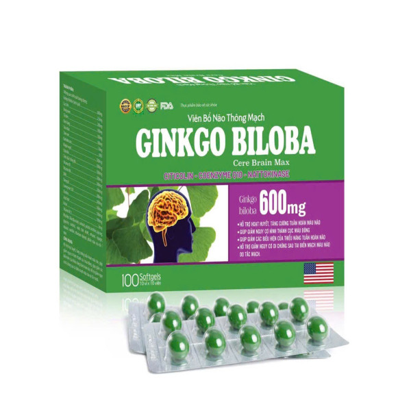 Ginkgo Biloba 600 100V Xanh Tím
