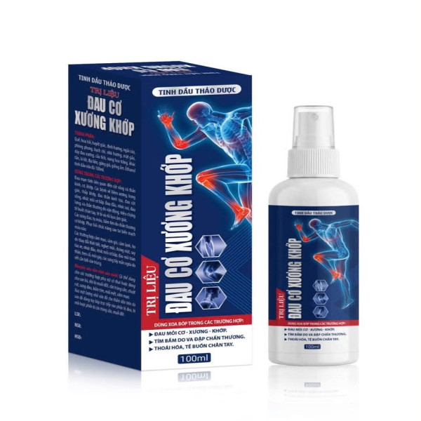 Xịt Khớp Đau Cơ Xương Khớp Xanh K216