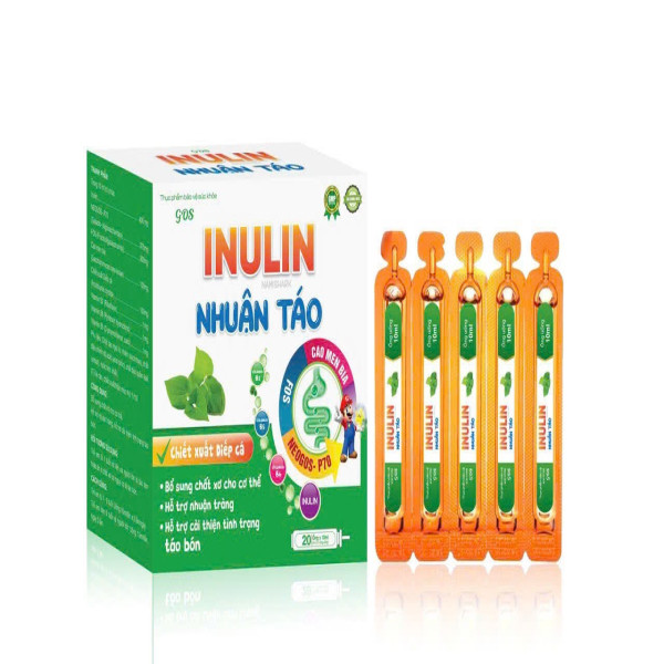 Chất Xơ Innulin Nhuận Táo Hộp 20 Ống *10 Ml