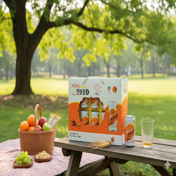 Nước Tăng Lực Hồng Sâm Inbosam 6 Lon