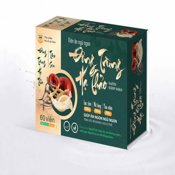 Đông Trùng Hạ Thảo Hộp 2 Lọ *30 Viên Xanh