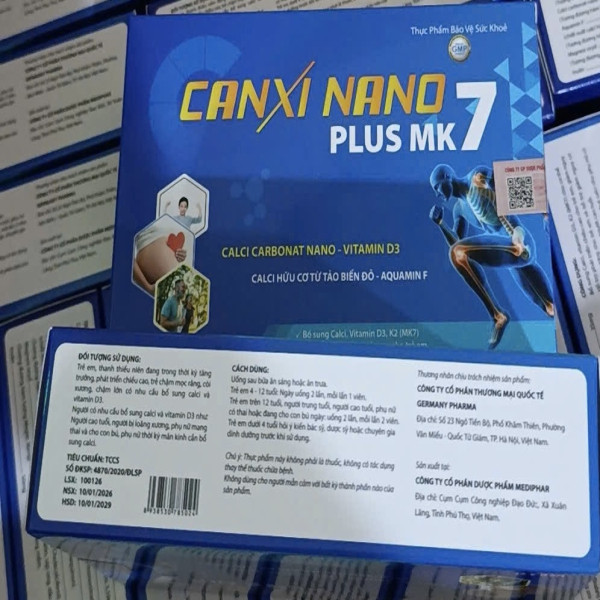 Canxi Nano Mk7 Plus Người Chạy (H/30v) canxi vỉ