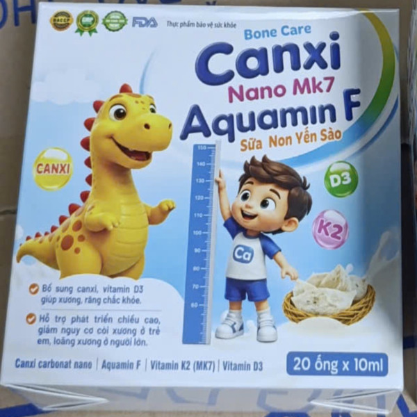 Bonce Canxi Nano Mk7 E Bé Trai Khủng Long K56, canxi ống