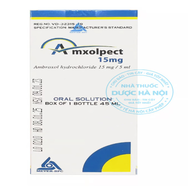 Amxolpect 15Mg/5Ml (Ambroxol) Siro _Meyer (Lọ/60Ml)
