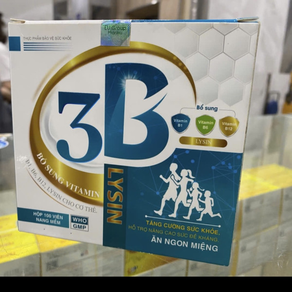 3B Lysin Trắng _Th Pharma (H/100V) Cp