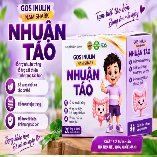Chất Xơ Innuin Nhuận Táo Tím Dio Hộp 20 Ống K48H