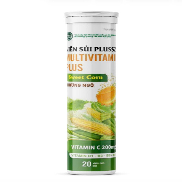 C Sủi Multivitamin Plus vị Ngô (T/20v 4g)
