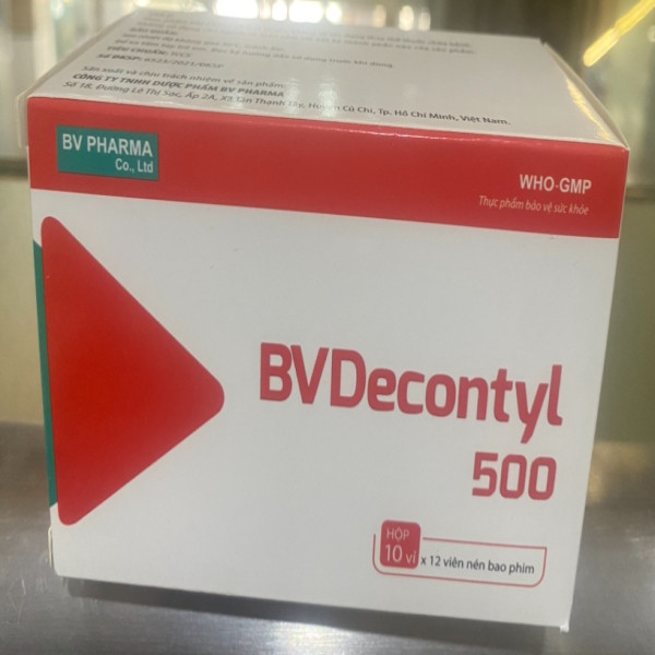 Bv Decontyl 500Mg ( 10 Vỉ X12V) Tpcn Dãn Cơ