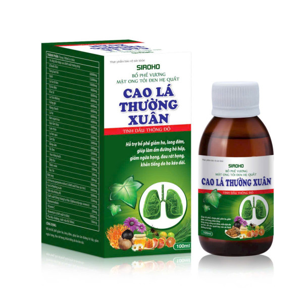 Siro Ho Cao Lá Thường Xuân Chai 100 Ml