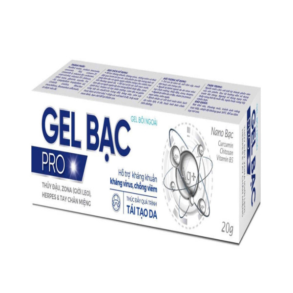 Gel Bạc Pro Pháp Âu Cọc 10 Tuýp