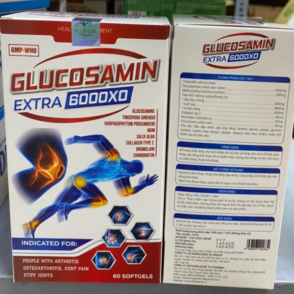 Glucosamin Extra 6000Xo Đỏ (60 Viên)