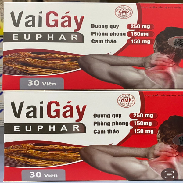 Viên Vai Gáy Euphar (3Vỉ X 10 Viên) Md