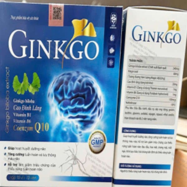 Ginko Md Đen ( 10 Vỉ X 10 Viên) Nang