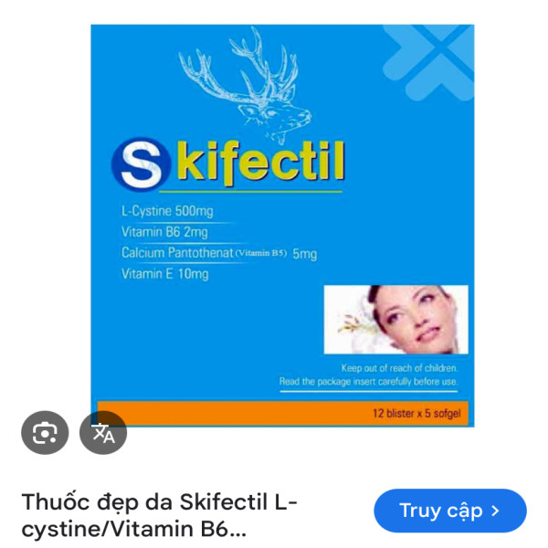 Skilfectil Hộp (12 Vỉ *5 Viên) Làm Đẹp Da