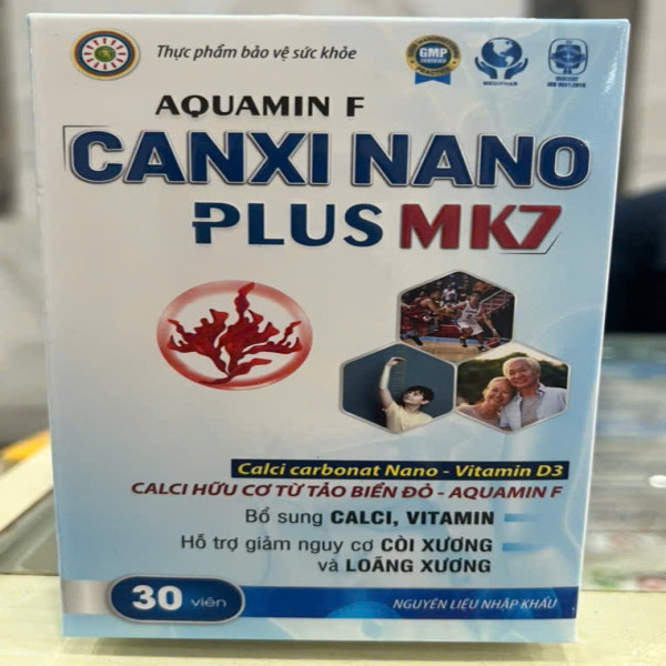Aquamin F Canxi Nano Plus Mk7 Lọ 30V