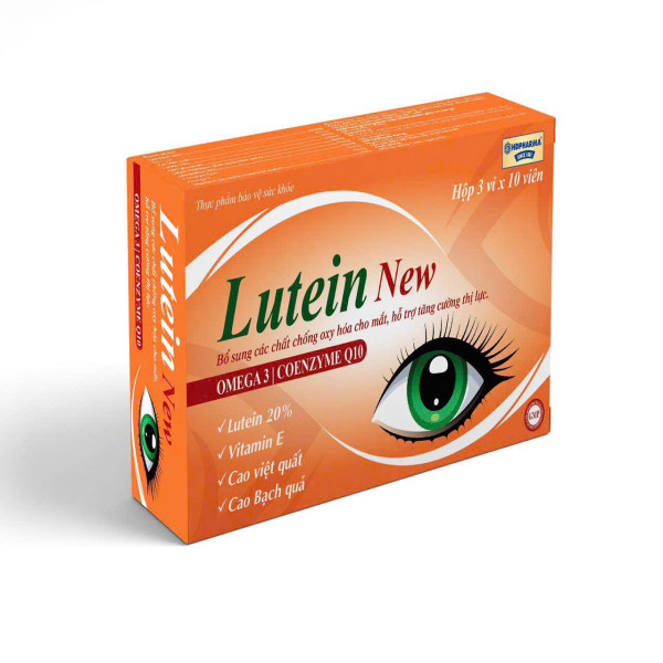 Bổ Mắt Lutein New Cam Hộp 3 Vỉ *10 Viên Kiện 80H