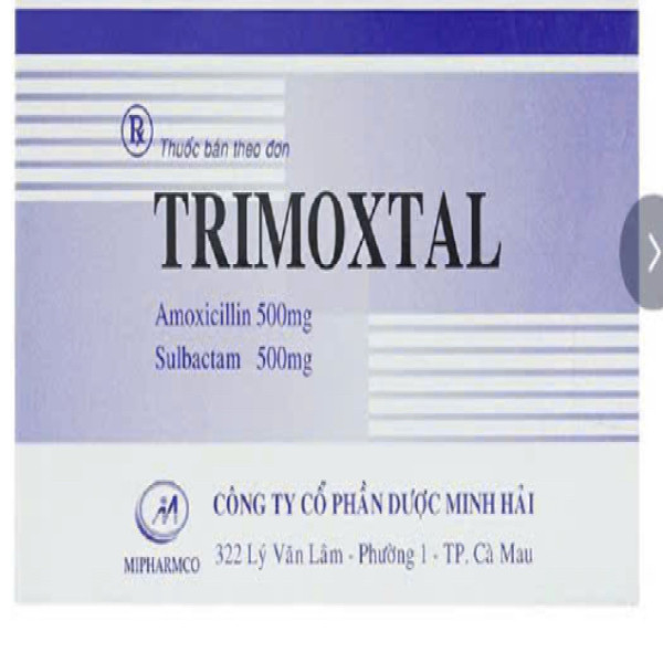 Trimoxtal 500/500 (Hộp 2 Vỉ *7 Viên ) Minh Hải