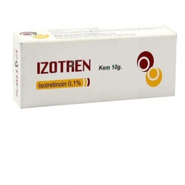 Izotren (Isotretinoin 0,1%) Cream _Nam Hà (T10Gr)