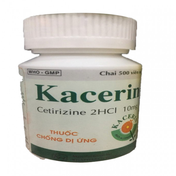 Kacerin Cetirizine 10Mg Khapharco (L500V)