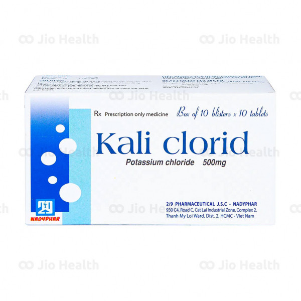 Kali Clorid 500Mg Hồ Chí Minh ( H100V)