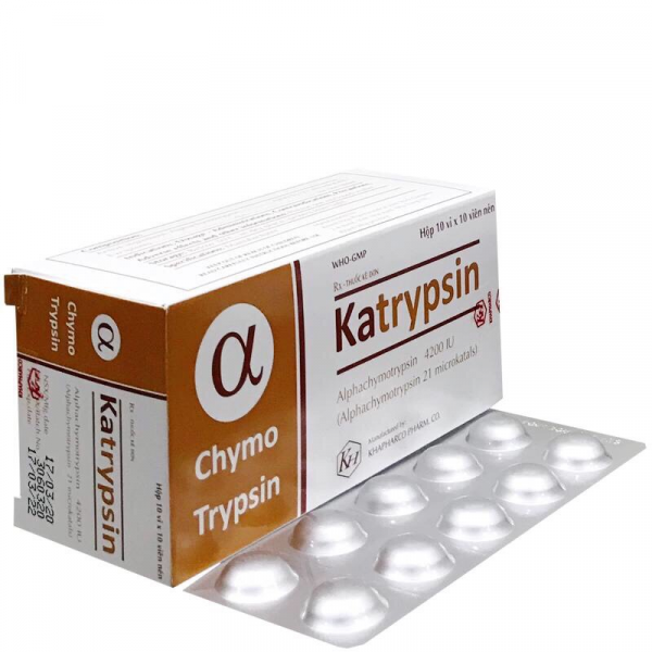 Katrypsin 4200 Iu Khapharco (H100V) (Vỉ Nhôm)