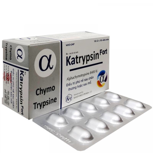 Katrypsin Fort 8400Iu _Khapharco (H100V) (Vỉ Nhôm)