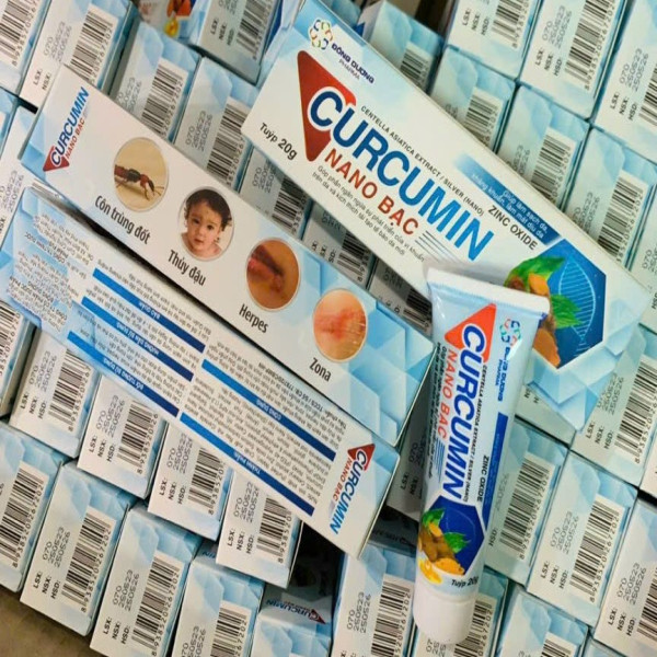 Kem Bôi Curcumin gel Nano Bạc, Nghệ _Mb (T20G)
