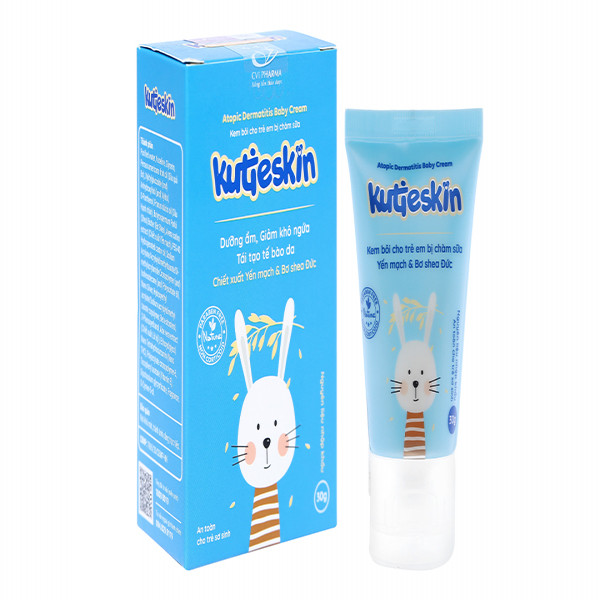 Kutieskin Kem Bôi Chàm Sữa Trẻ Em _Xanh Da Trời (T/30G)