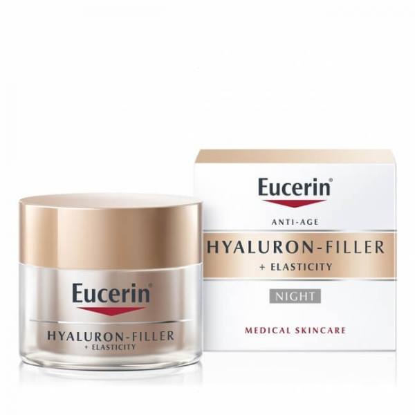 Kem Chống Lão Hóa Ban Đêm Eucerin Hyaluron Filler Elasticity Night (Lọ50Ml)