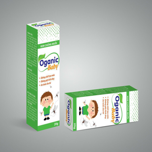 Kem Chống Muỗi Oganic Baby (Tuýp25G)