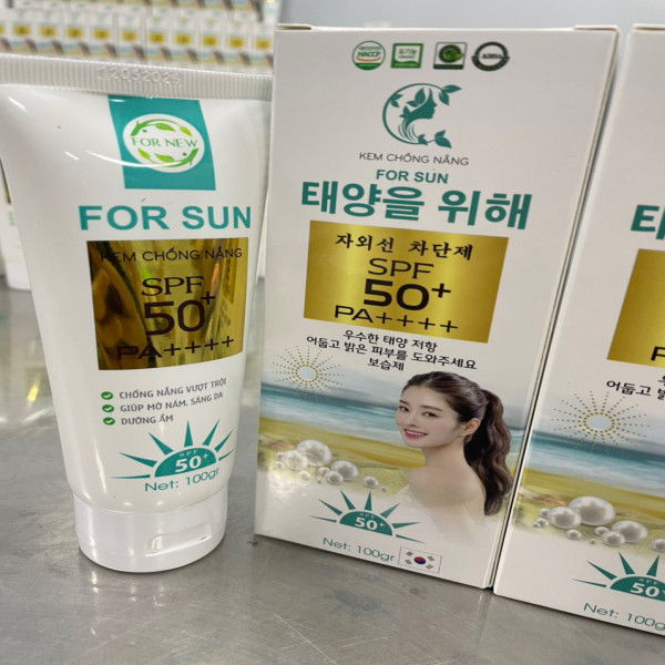 Kem Chống Nắng For Sun Spf 50+ (Tuýp100G)