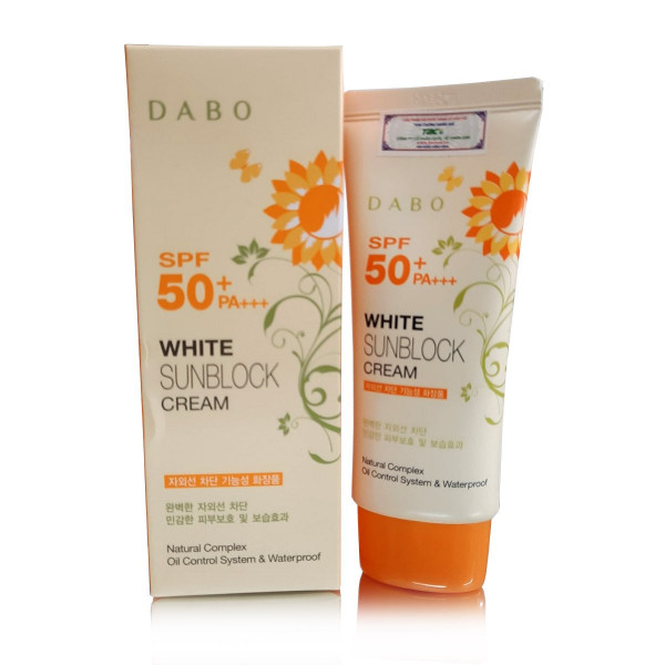 Kem Chống Nắng Dabo 50 + Hàn Quốc (T50Ml) Trắng