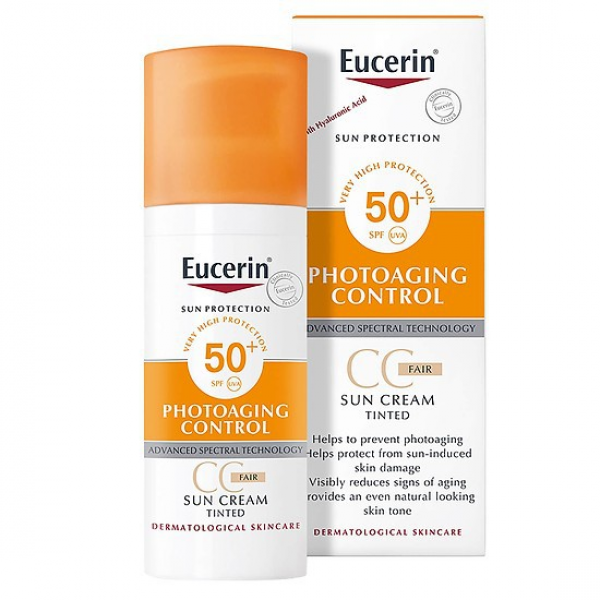 Kem Chống Nắng Eucerin Photoaging Control Cc Fair Sun Creme Tinted (C50Ml)