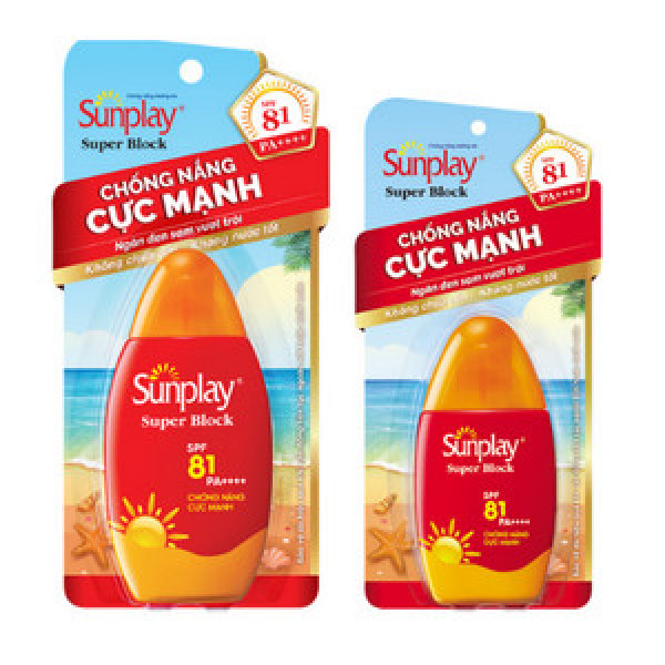 Kem Chống Nắng Sunplay Super Block Spf 81+ (T30Gr) Bé
