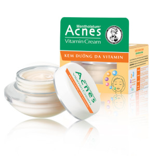 Kem Dưỡng Ẩm Acnes Vitamin Cream - Rohto (H40Gr) dưỡng da