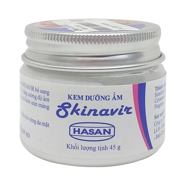 Kem Dưỡng Ẩm Skinavir Hasan (L45G) dưỡng da