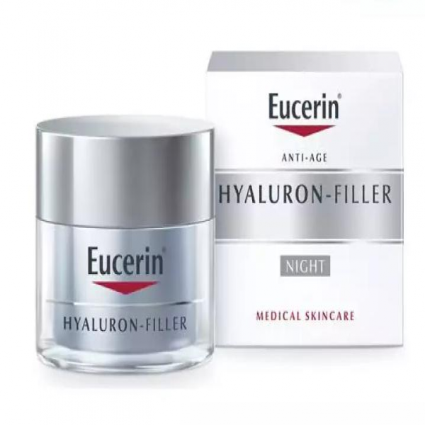 Kem Dưỡng Ngăn Ngừa Lão Hóa Ban Đêm Eucerin Hyaluron Filler Night Cream (C50Ml)