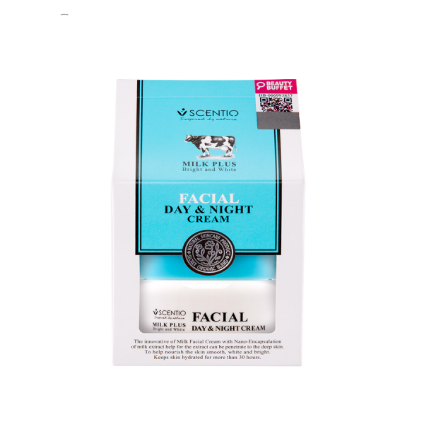 Kem Dưỡng Trắng Ngày Và Đêm Milk Plus Scentio (H50Ml)