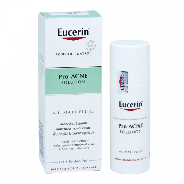 Kem Kiểm Soát Dầu Giảm Mụn Eucerin Pro Acne A.i Matt Fluid (C50Ml)