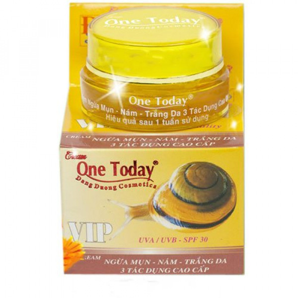 Kem Ngừa Mụn Nám Trắng Da 3 Tác Dụng One Today Vip (H15G)