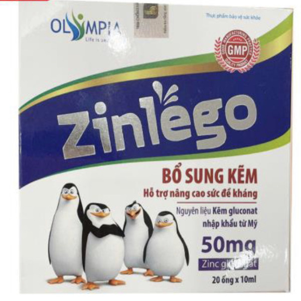 Kẽm Ống Zinlego _Oly (Hộp/20 Ống)