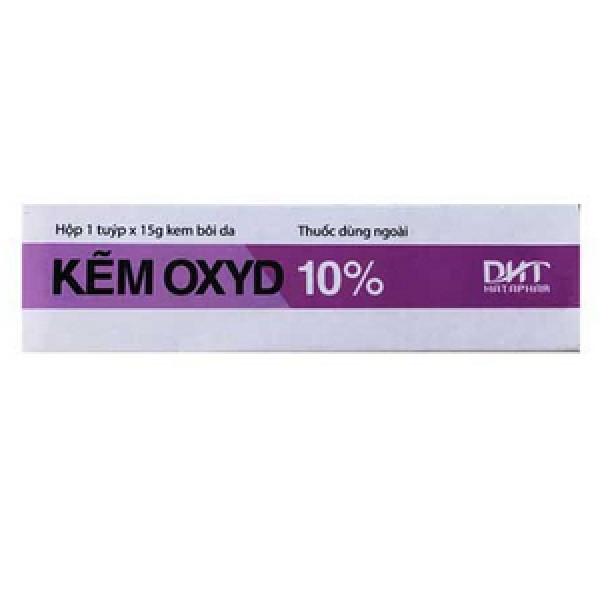 Kẽm Oxyd 10% Hataphar (cọc 10T15Gr)