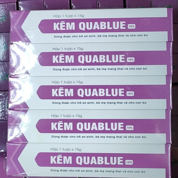 Kẽm Quablue 10% ( cọc 10Tuýp15G)