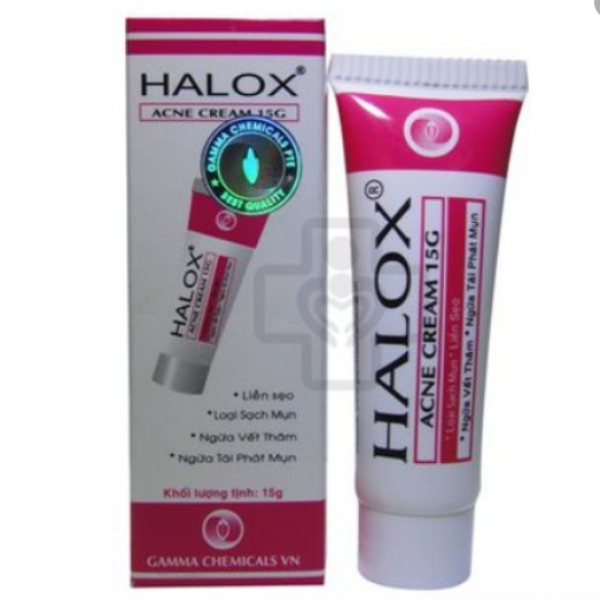 Kem Trị Các Dạng Mụn Halox Gamma (Tuýp15G)